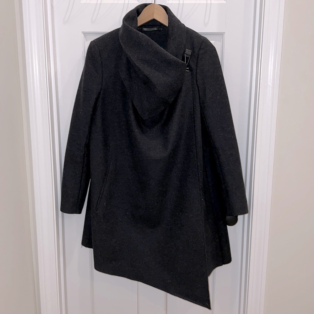 All Saints City Monument Coat - Dark Gray - Size US8 - GUC